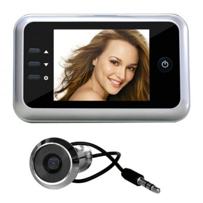 3.5inch door eye hole wifi camera with recorder